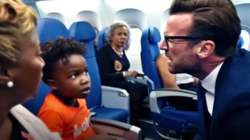 This Man Had Enough! See How He Taught a Seat-Kicking Kid and His Mom a Lesson!