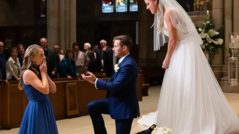 Priest Asks Bride to Step Aside as Groom Proposes to Her Sister—Her Reaction Stuns Everyone
